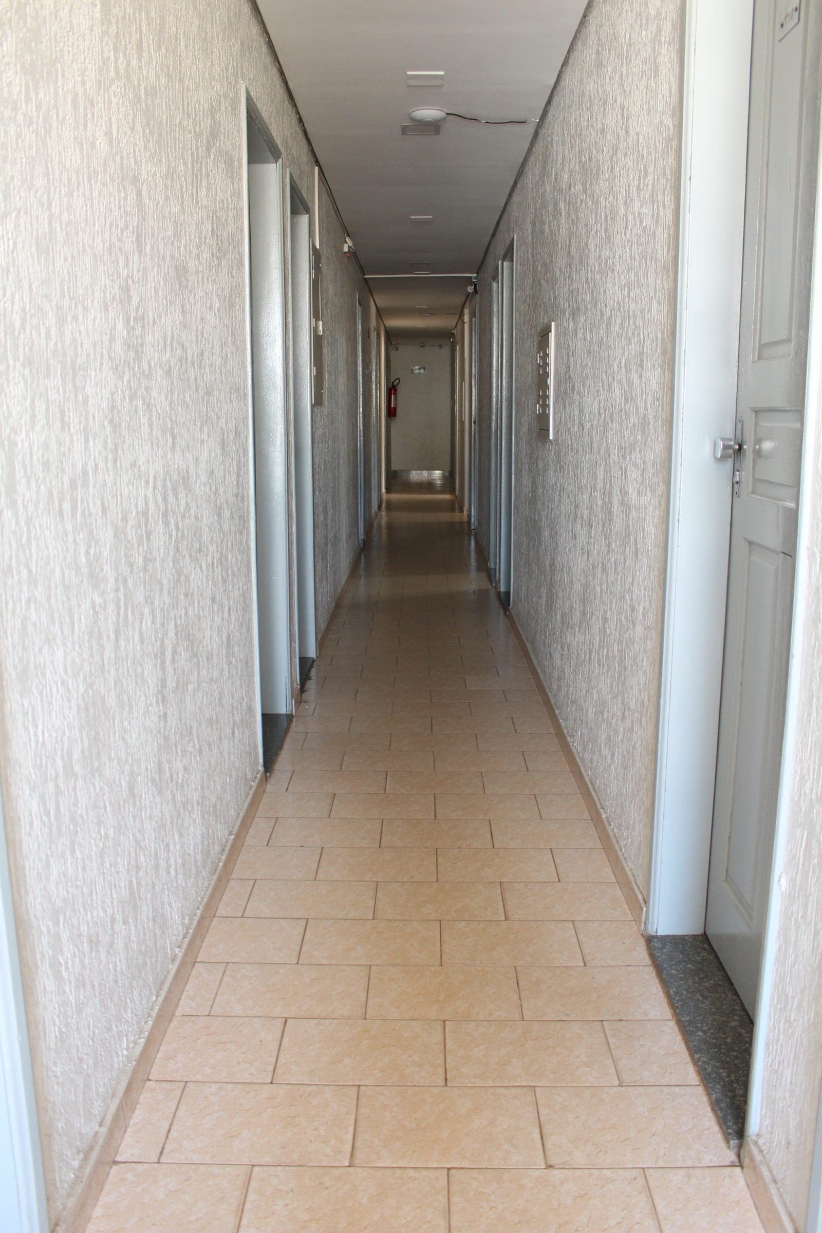 Corredor de acesso aos apartamentos